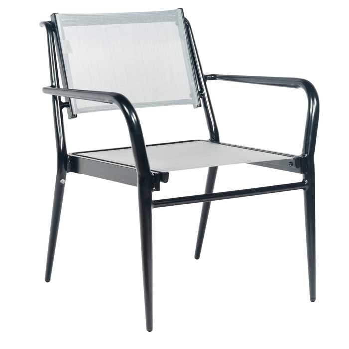 Daytona Sling Aluminum Dining Set by Woodard - Image 2